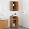 vidaXL Badezimmermöbel-Set mit Regal VIGO 2 pcs Braun und Honigbraun 3328533 Bild 4