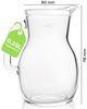 KONZEPT Wasserkrug Glaskrug Transparent Ergonomischer Griff, (1-tlg), Volumen: 1L, 500 ml, 250 ml. Set 1/2/3 Stk. Bild 2