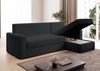 AX LIVING Karaman Schlafsofa mit Bettkasten Ecksofa Dunkelgrau L Form 238 Bild 3