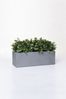 VIVANNO Balkonkasten Fiberglas FLOBO Kasten, Grau Beton-Design 45x17x15 cm Bild 2