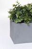 VIVANNO Balkonkasten Fiberglas FLOBO Kasten, Grau Beton-Design 45x17x15 cm Bild 4