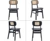 WAHSON OFFICE CHAIRS Esszimmerstuhl Rattansessel 2/4er Set, Küchenstuhl Bild 3