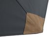 Sonnenschirm Trieste von Brafab aus Buchenholz mit Polyester-Stoff, modern skandinavisch, rund, grau, neigbar, Ø 250 cm Bild 2