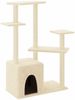 vidaXL Kratzbaum mit Sisal-Kratzsäulen Creme 107,5 cm 172070 Bild 2