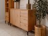 Finori Korsika 01B Kommode, Dekor Artisan Oak | Kommode für Wohnzimmer | Maß: B x H x T ca. 120 x 87 x 40 cm | Kommode mit 2 Türen, 1 Einlegeboden und 3 Schubkästen Bild 3
