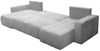 Wohnlandschaft mit Schlaffunktion DAGNY Sofa U-Form in Stoff Poso Blau Bild 3