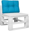 vidaXL Palettenkissen Hellblau 50 x 40 x 12 cm Stoff Bild 3