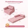 LITBIRD Schlafsofa faltbar, 4-in-1 Multifunktionssofa, Sitzsack-Sofa, Relaxsessel, 1 Teile, Spielsofa & Gästebett für kleine Räume Bild 2