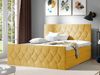 Boxspringbett Simori Lux, Gelb, 120x200 cm Bild 2