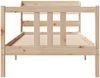 vidaXL Bettgestell mit Kopfteil ohne Matratze 75x190 cm 3306694 Bild 4