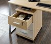 Stylife 'BASEL OFFICE' Rollcontainer, Holznachbildung Riva Eiche Kaschmir, 45 x 64 x 55 cm, mit Softclose und 3 Schubladen Bild 2
