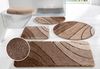 OTTO home Badematte Josie, Badvorleger, Badezimmer Teppich, Höhe 20 mm, rutschhemmend beschichtet, schnell trocknend, strapazierfähig, fußbodenheizungsgeeignet, Polyester, rund, Badteppich, Badematten, rechteckig, rund & als 3-tlg. Set erhältlich Bild 2