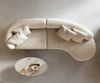 Sofa Mairi 330x160 cm Cord Beige Bild 4