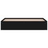 vidaXL Bettgestell Schwarz 180x200 cm 3203881 Bild 2