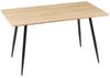 HOMCOM Esstisch Wohnzimmertisch mit Holzoptik (Speisetisch, 1-St, Küchentisch), Naturholz 140 x 80 x 76 cm Bild 4