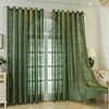 Agger Gardine Spitze Voile Gardinen,Jacquard-Vorhänge mit Metallösen 1 Artikel (1 St), Geeignet für Wohnzimmer/Schlafzimmer: Transparente Schiebegardinen Bild 2