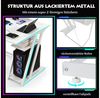 KOMFOTTEU Computertisch, mit Steckdosen & USB-Anschlüssen, 107 x 45 x 93 cm Bild 4