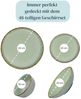 PURE LIVING INTERIOR DESIGN Geschirr-Set Pure Living »Rustic« (48-tlg), 12 Personen, Steingut, Mintgrün, 12 Personen, Steingut, Mediterrane Handwerksoptik, Reaktive Glasur – jedes Stück einzigartig… Bild 3