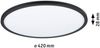 Paulmann No. 71013 LED Panel Atria Shine 420mm 4000K 22W Schwarz dimmbar Bild 3