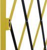 Alu Absperrgitter HWC-B34, Scherengitter Zaun Schutzgitter ausziehbar, 103x35-300cm ~ gelb-schwarz Bild 5