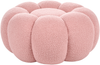 Pouf BEAUFORT Bouclé Rosa Bild 4