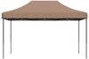 vidaXL Pop-Up Partyzelt, faltbar, Stahl / PE, Braun, ohohne Seitenteilene Seitenteile, 315 x 440 x 292 cm Bild 3