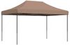 vidaXL Pop-Up Partyzelt, faltbar, Stahl / PE, Braun, ohohne Seitenteilene Seitenteile, 315 x 440 x 292 cm Bild 4