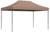 vidaXL Pop-Up Partyzelt, faltbar, Stahl / PE, Braun, ohohne Seitenteilene Seitenteile, 315 x 440 x 292 cm Bild 2