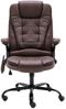 vidaXL Bürostuhl mit Massagefunktion Dunkelbraun Wildleder-Optik 20580 Bild 2