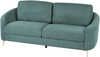 3-Sitzer Sofa Polsterbezug mintgrün gold TROSA Bild 4