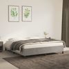 Doppelbett, Bettgestell Modernen ohne Matratze Hellgrau 160x200 cm Samt d2523e Bild 2