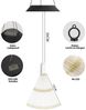 Salcar LED Solarleuchte LED Solarleuchte Außen Feuerwerk LED Solar Gartendeko 90 LED Warmweiß, 26cm Feuerwerk hängend Dämmerungssensor Spritzwassergeschützt Bild 3