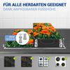 WENKO Herd-Abdeckplatte Universal Modell Mohnfeld, Glas, Kunststoff, (Set, 2 tlg), Herdabdeckung für alle Herdarten, kratzfest, mit rutschfesten Füßen Bild 3
