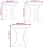 vidaXL Couchtisch 3 pcs Weiß 873569 Bild 4