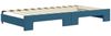 vidaXL Tagesbett Ausziehbar mit Schubladen Blau 100x200 cm Samt 3197379 Bild 5