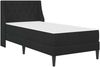 vidaXL Bettgestell mit Matratze mit Matratze Schwarz 80 x 200 cm Samt 3414763 Bild 3
