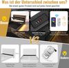 Novelux Polsterbett 90x200 cm mit LED-Beleuchtung & Hydraulischem Stauraum – Leinen Grau, modernes Einzelbett mit USB/Typ-C Ladefunktion im Kopfteil kaufen. Bild 3