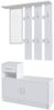 HTI-Line Garderoben-Set Garderobe Thekla, (Set, 2-St, 1x Garderobenpaneel und 1x Schuhschrank, ohne Dekoration), Garderobenpaneel mit Spiegel, Hutablage und 5 Haken Bild 4