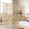 vidaXL Paravent 6-tlg. Beige Poly Rattan 365403 Bild 3