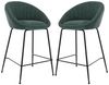 WAHSON OFFICE CHAIRS Barhocker 2er Set Barstuhl aus Stoff Tresenhocker Bild 5