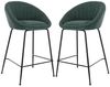WAHSON OFFICE CHAIRS Barhocker 2er Set Barstuhl aus Stoff Tresenhocker Bild 4