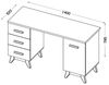 XL Küchenhängeschrank Rimini 40x96cm 1-türig matt Farbe: RAL 9010 reinweiß matt / lava RI-W4/40 Bild 3