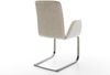 Freischwinger Vinja-Flex Webstoff Soft Beige Freischwinger flach Graphit Bild 5