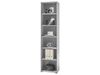 Aktenregal >Olivia< in lichtgrau - 52x220x35cm (BxHxT) Bild 2