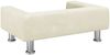 vidaXL Hundebett, Samt, Creme, 70 x 45 x 26.5 cm Bild 5