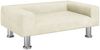 vidaXL Hundebett, Samt, Creme, 70 x 45 x 26.5 cm Bild 2
