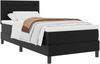 vidaXL Boxspringbett mit Matratze Schwarz 100 x 200 cm Kunstleder 3339036 Bild 2