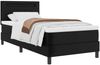 vidaXL Boxspringbett mit Matratze Schwarz 100 x 200 cm Kunstleder 3339036 Bild 3