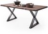 Baumkantentisch >Calabria< in Akazie walnuss / antik - 220x79,5x100 (BxHxT) Bild 2