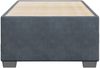 vidaXL Bettgestell ohne Matratze Dunkelgrau 90x200 cm Samt 3284608 Bild 4